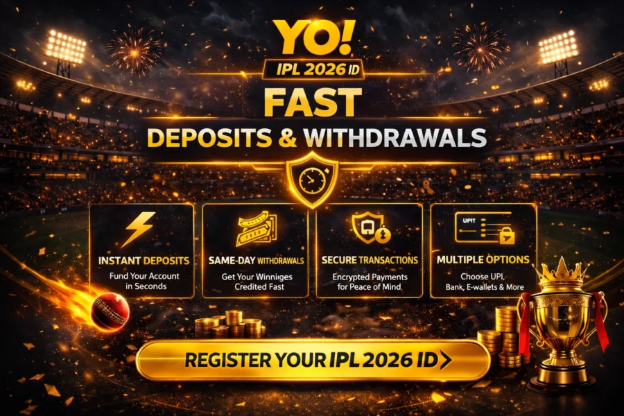 Fast Deposits and Withdrawals Yo IPL 2026