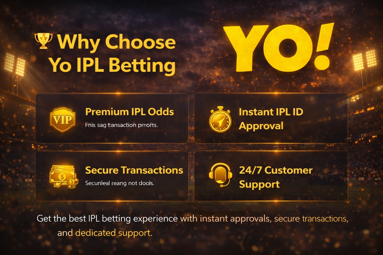 Why Choose Yo IPL Betting 2026 Banner