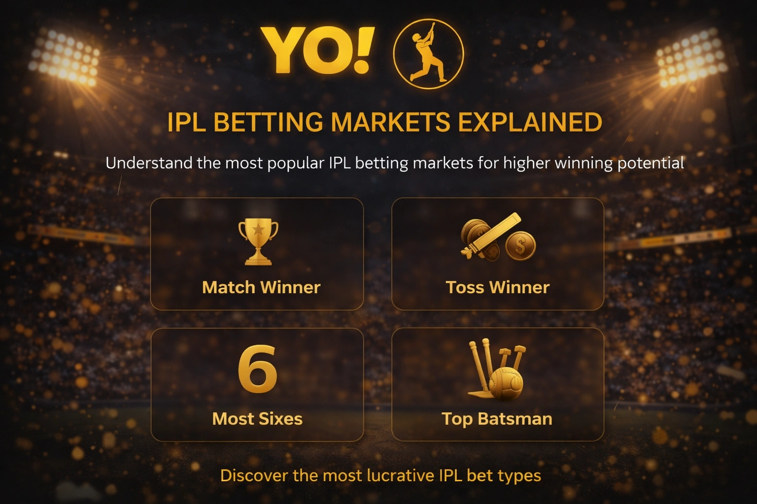 Yo IPL 2026 Betting Markets Explained Banner