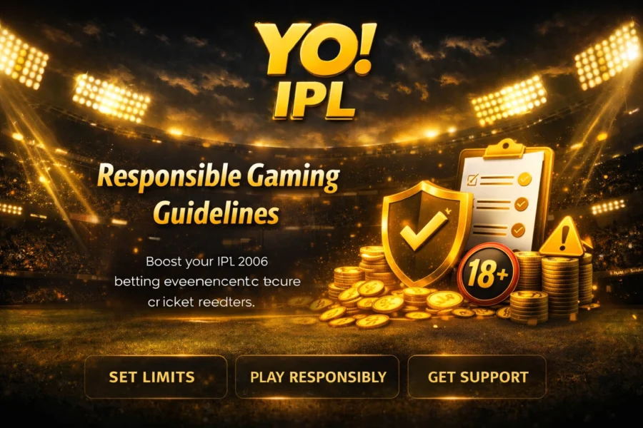 Yo IPL 2026 Responsible Gaming Guidelines Banner