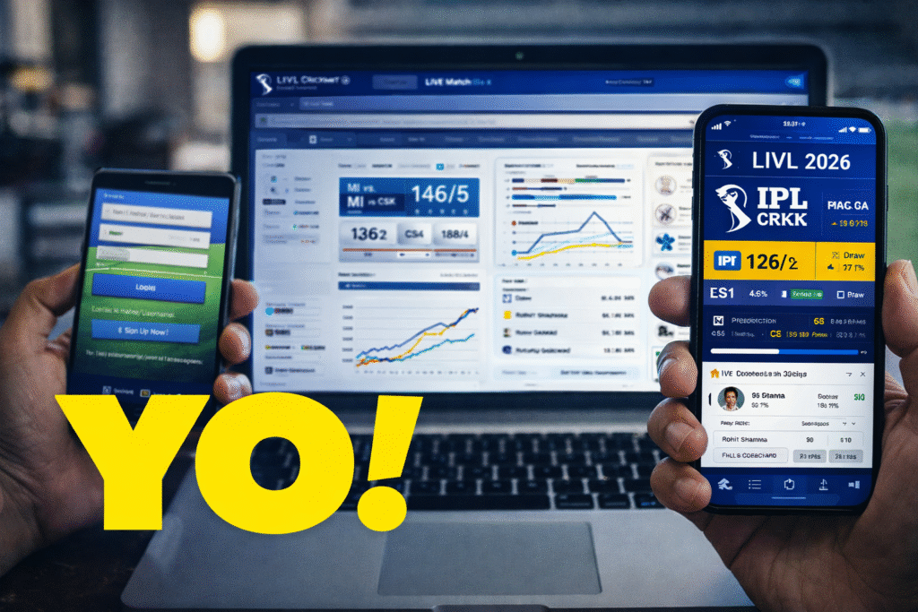 What is IPL Cricket ID explanation with mobile app dashboard