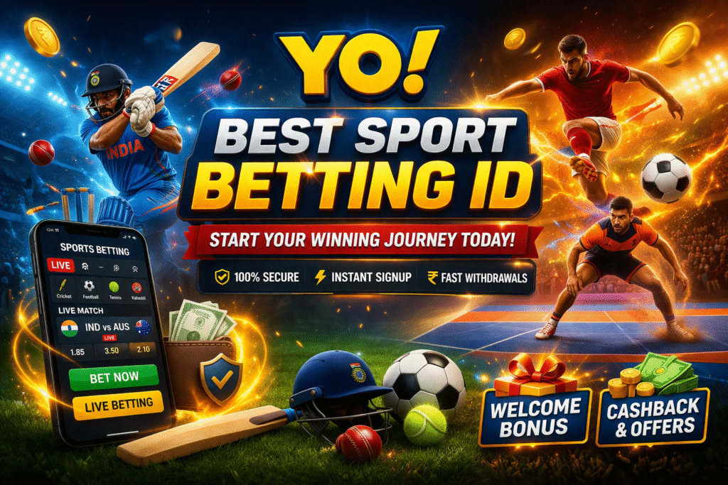 Best Sport Betting ID 2026 with YO logo – secure online sports betting platform in India