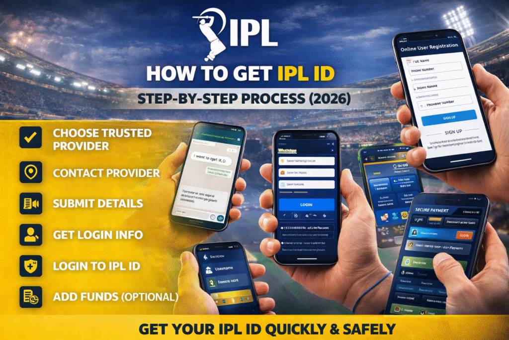 How to get IPL ID 2026 step by step with YO logo – easy cricket ID registration, login process and secure online access