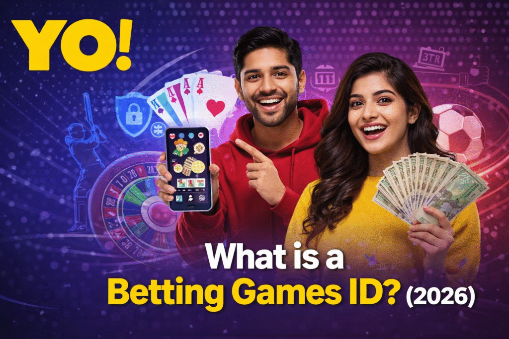 What is a betting games ID 2026 explanation with YO logo and online betting platform